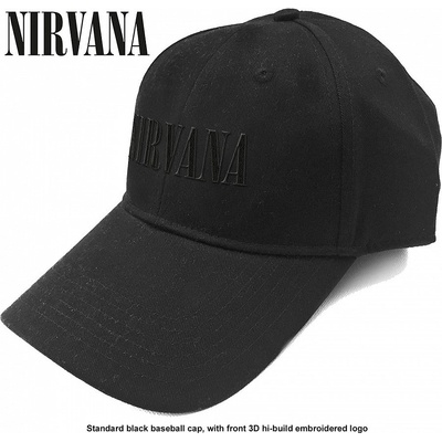 Nirvana Text Logo Black