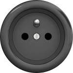 Reblig - Ретро домашен контакт без рамка 230V антрацит (RG0042)