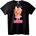 NOONEBRAND Тениска Labubu Карикатурен Герой - 4XL, Black