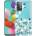 Forcell Силиконов Калъф за Samsung A72, Printing White Flower Case, Цветен (5901012328744)