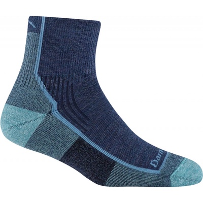 Darn Tough ponožky dámske 1/4 Midweight with cushion blue jay