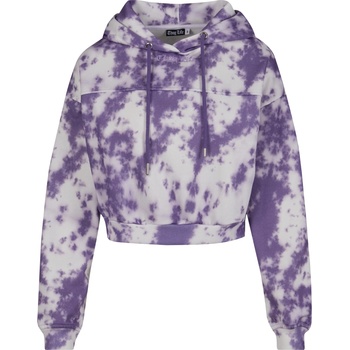 Image 1 of Urban Classics Дамски суичър в преливащ лилав цвят Thug Life DystopiaUB-TLLHD1005-00195 - Лилав, размер M