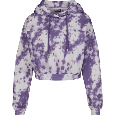 Urban Classics Дамски суичър в преливащ лилав цвят Thug Life DystopiaUB-TLLHD1005-00195 - Лилав, размер M