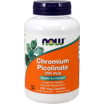 NOW Хром пиколинат NOW Chromium Picolinate 200mcg, 250 Caps