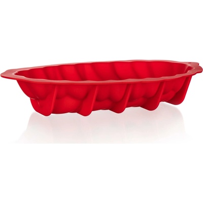 Banquet forma na vánočku silikonová Culinaria Red 41x20x7cm