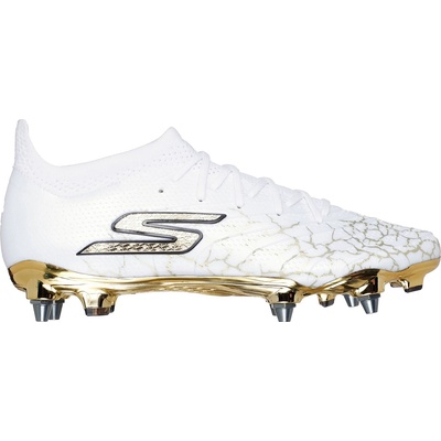 Skechers Футболни бутонки Skechers SKX 01 Soft Ground Football Boots - White/Gold