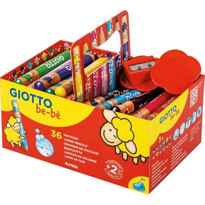 GIOTTO Be-Bé Комплект цветни моливи Смес 36 бр (F480500)