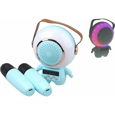 Bezdrôtový karaoke astronaut modrý