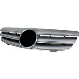  Решетка за Mercedes CLK W209 (2002+) - хром (GMW209)