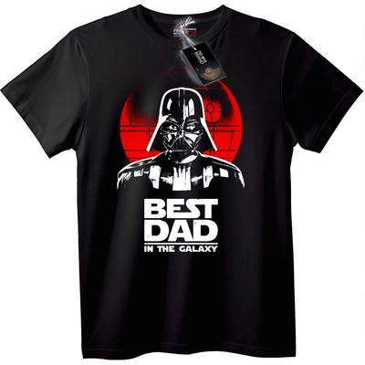 NOONEBRAND Тениска Darth Vader Най-добрият татко - 6XL, Black