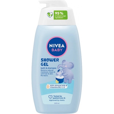 Nivea Baby šampon a pena do kúpeľa 2v1 500 ml – Zboží Dáma
