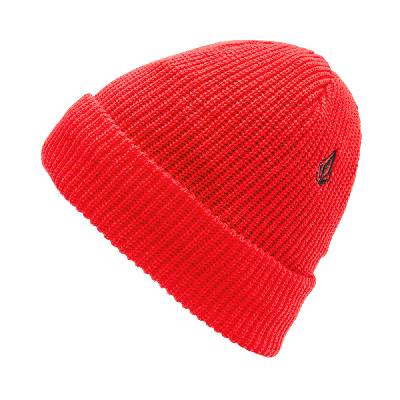 VOLCOM SWEEP LINED BEANIE CRIMSON