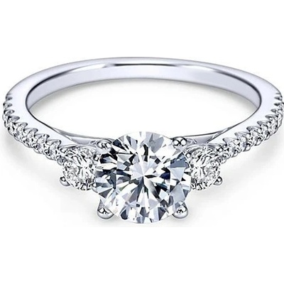 Olivie zásnubní stříbrný prstýnek 4228