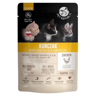 PetRepublic Junior s kuracím mäsom 100 g