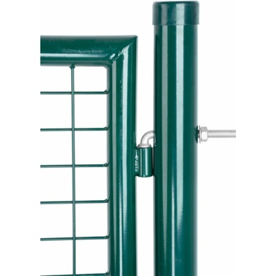 Brána Strend Pro METALTEC ECO 2, 1000/1800/50x50 mm, okrúhly rám, zelená, jednokrídlová, záhradná, Z