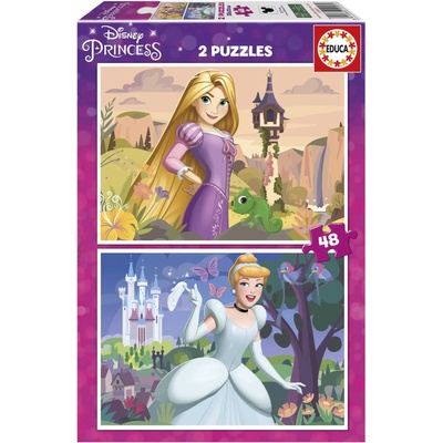 Educa - Puzzle 2x48 Disney Princess - 40 - 99 piese