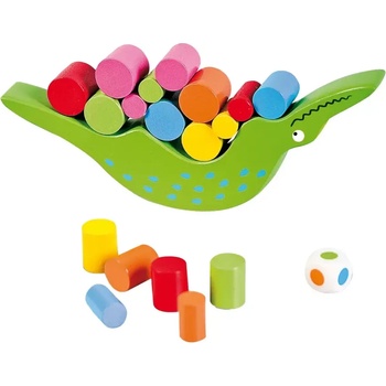 Image 1 of Nowa Szkola Детска дървена игра за баланс Крокодил на Nowa Szkola