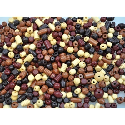 Playbox dřevěné korálky maxi, 250 g