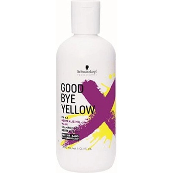 Schwarzkopf Prof. Šampón pre neutralizáciu žltých tónov farbených a melírovaných vlasov Goodbye Yellow 1000 ml