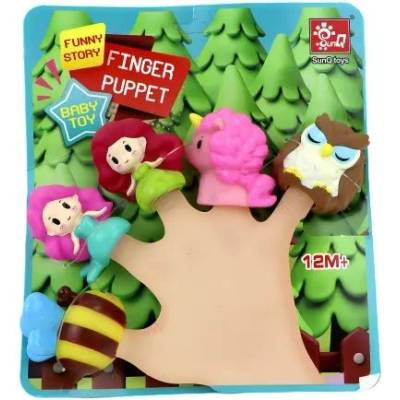 Manyuk Toys Комплект кукли за пръсти - 5 броя, пластмасови (sq22001-2)
