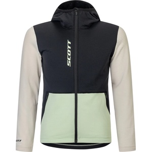 Scott Детско поларено яке Scott Kid's Hoody Defined Light Fleece jacket - Black / Latte Beige - размер 164 (EU) (703-7998-0214)