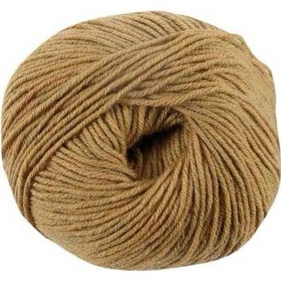 100% vlněná příze merino WOOLLY od DMC 50g, hořčicově žlutý tvíd
