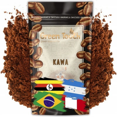 GREEN TOUCH mletá 100% arabica BLEND Brazília Uganda Peru 200 g