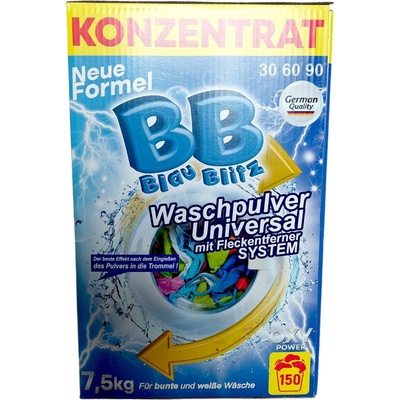 Blau Blitz prací prášek koncentrát Universal 7,5 kg 150 PD