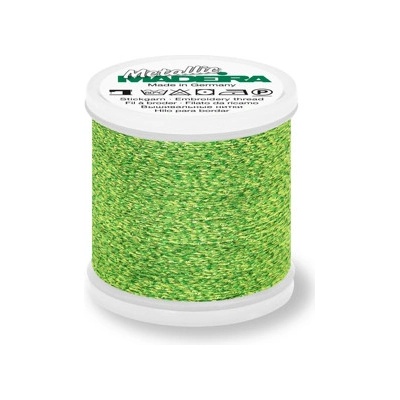 Vyšívací nit Madeira Metallic Sparkling 40 (200m) barva 52 glamour green