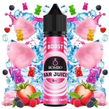 Bombo Bar Juice Hyper Boost Cotton Candy Fruits Ice 5ml/60ml