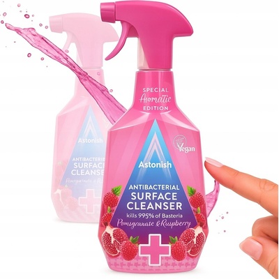 Astonish Antibakteriální sprej s vůní granátového jablka a malin 750 ml – Zboží Dáma Astonish Antibakteriální sprej s vůní granátového jablka a malin 750 ml – Zboží Dáma