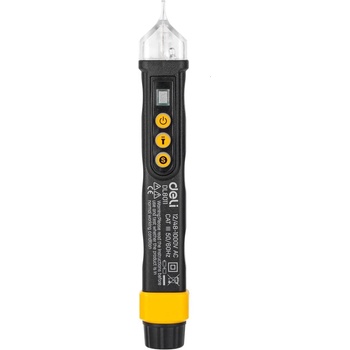 Deli Tools Безконтактен уред за измерване на напрежение Deli Tools EDL8011, 12 / 48-1000V AC (EDL8011)