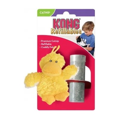 KONG cat refillable catnip duck - играчка за котка, с пълнител котешка трева - САЩ - ny4e