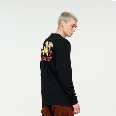 Santa Cruz BEACH BUM SCENE LS TEE Black