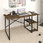 TopMebel Odeon TopMebel меламиново реверсивно бюро в цвят опушен орех 120x59.8x73.8cm