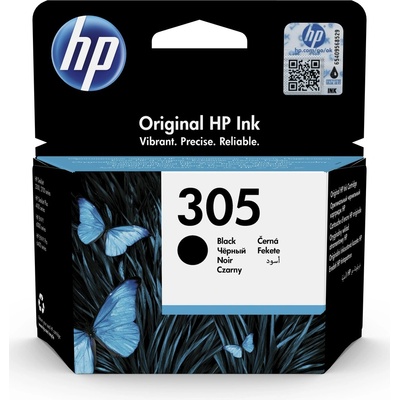 HP 305 originální inkoustová kazeta černá 3YM61AE – Sleviste.cz