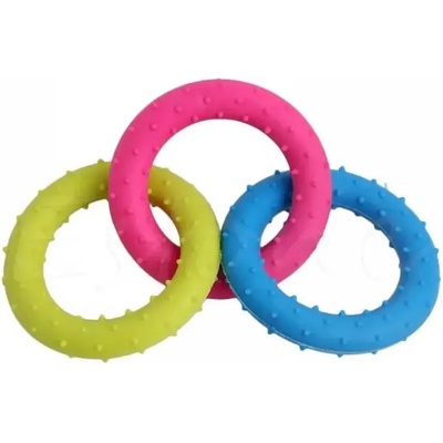Каучукова играчка за куче от три ринга (10508)
