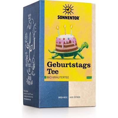 SONNENTOR Био чай „Рожден ден - 18 пакетчета чай