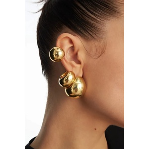 BERRIES обици дамски от позлатено сребро Luna Earrings (KE0102FG)