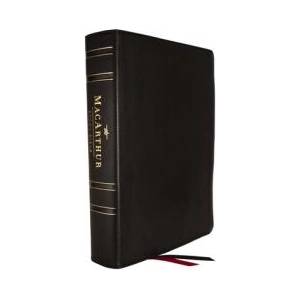 MacArthur Study Bible 2nd Edition: Unleashing God's Truth One Verse at a Time (Lsb, Black Genuine Leather, Comfort Print, Thumb Indexed) | MACARTHUR JOHN F (ISBN: 9781400339761)