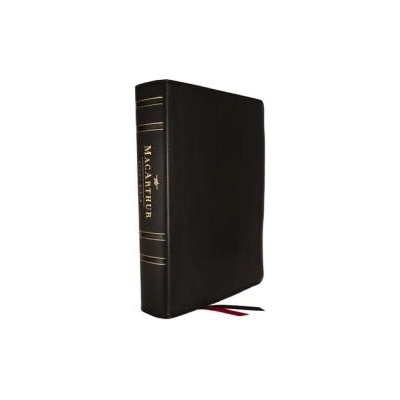 MacArthur Study Bible 2nd Edition: Unleashing God's Truth One Verse at a Time (Lsb, Black Genuine Leather, Comfort Print, Thumb Indexed) | MACARTHUR JOHN F