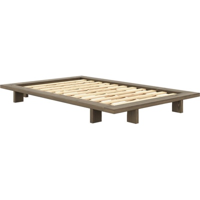 Karup Design Кафяво единично легло от масивен бор с включена подматрачна рамка 120x200 cm Japan - Karup Design (270106120200)