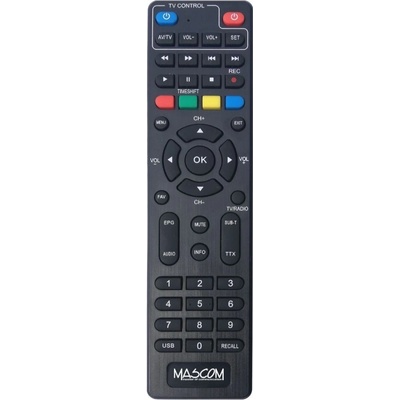 Diaľkový ovládač Mascom MC710T2, MC720T2, MC721T2, MC721 Plus, MC820T2