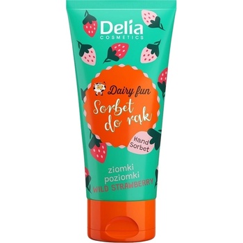 Delia Cosmetics Крем за ръце Sorbet Wild Strawberry, 50 ml