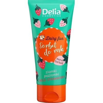 Delia Cosmetics Крем за ръце Sorbet Wild Strawberry, 50 ml