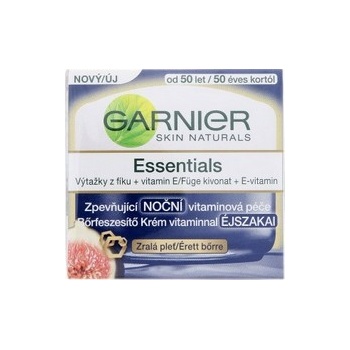 Garnier Essentials zpevňující noční vitaminový krém pro zralou pleť 50 ml