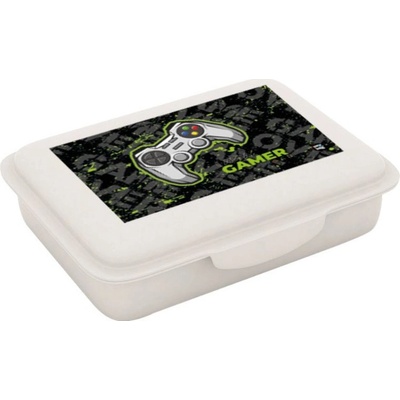 OxyBag Box na desiatu s priehradkou Gamer