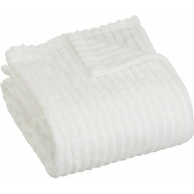 Casa Selección Biela deka z mikroplyšu Fur Velvet 130x160