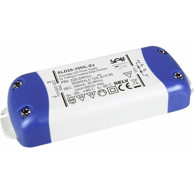 Self Electronics SLD20-500IL-ES LED driver konstantní proud 20 W 500 mA 20 - 40 V/DC stmívatelný, montáž na nehořlavém p