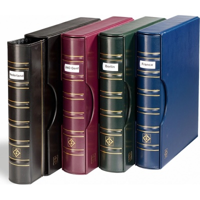 LEUCHTTURM Albové desky GRANDE CLASSIC s kazetou a okénkem na popisek Černá – Sleviste.cz